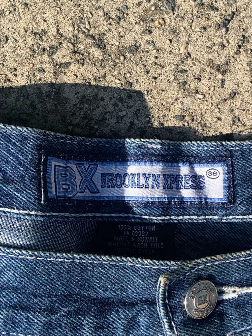 Vintage Y2k Brooklyn Xpress Baggy Denim Shorts Jorts Men’s 38